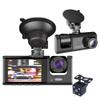 Hubceuo 3 Channel Car DVR Camera 1080P Dash Camera with IR Night Vision, Loop Recording, Parking Monitor view 4