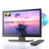 Desobry 16 INCH TV with DVD Player Built in 1080P LCD TV DVD Player Combo with HDMI USB Monitor for Home, Kitchen, RV Camper, or Office,RV TV view 1