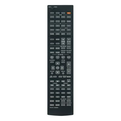 AIDITIYMI RAV510 ZK06600 Replacement Remote Control Compatible with Yamaha Home Theater Audio Receiver RX-A740 RX-V677 RX-A740BL RXA740 RXV677 RXA740BL, Black