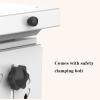 FEELIN Computer Tower Stand Adjustable Metal CPU Stand Under Desk Hanging CPU Case Holder with 180 Degree Swivel Heavy Duty CPU Tower Holder Pc Stand (Color : B) view 3