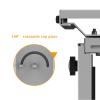 FEELIN Computer Tower Stand Adjustable Metal CPU Stand Under Desk Hanging CPU Case Holder with 180 Degree Swivel Heavy Duty CPU Tower Holder Pc Stand (Color : B) view 4