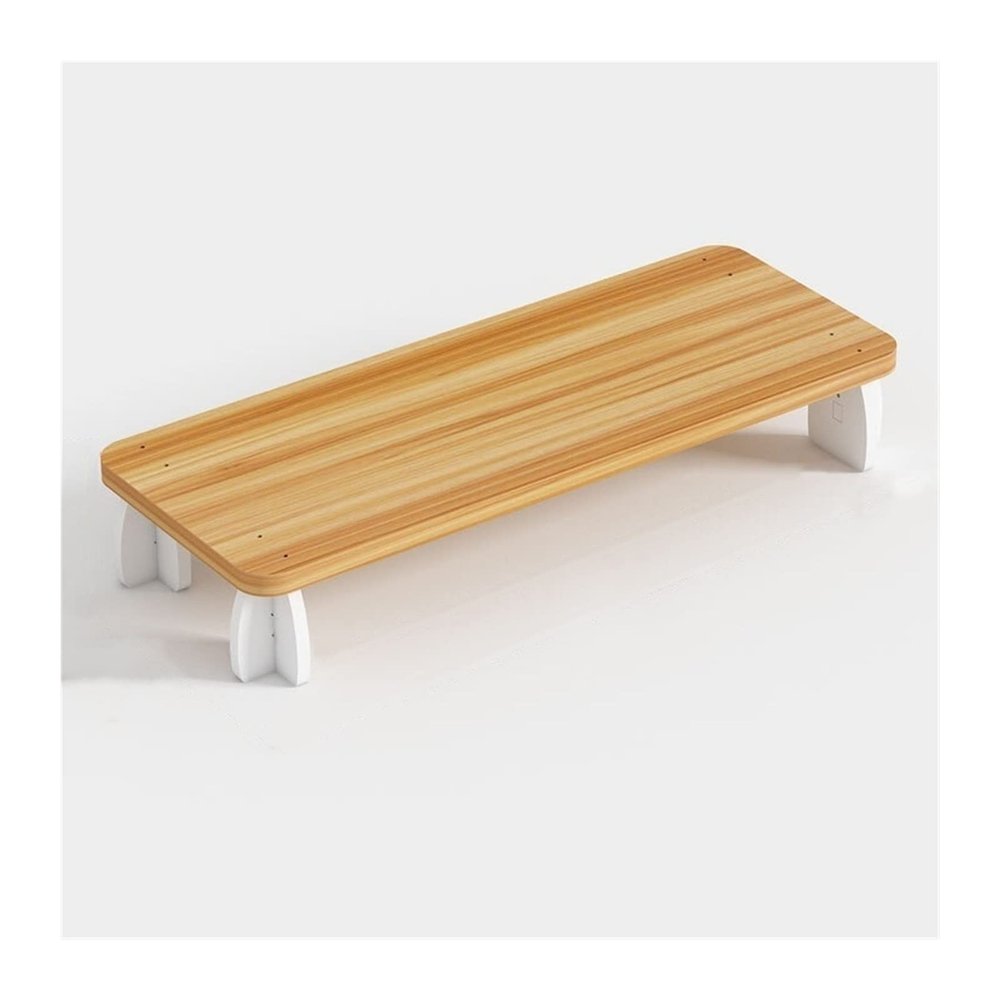 FEELIN Computer Tower Stand Wood PC Tower Stand Monitor Stand Riser, PC Host Case Holder Wooden Multifunctional Shelf for Desk Home Office Pc Stand (Color : A)