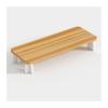 FEELIN Computer Tower Stand Wood PC Tower Stand Monitor Stand Riser, PC Host Case Holder Wooden Multifunctional Shelf for Desk Home Office Pc Stand (Color : A) view 1