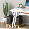 FEELIN Computer Tower Stand Wood PC Tower Stand Monitor Stand Riser, PC Host Case Holder Wooden Multifunctional Shelf for Desk Home Office Pc Stand (Color : A) view 4