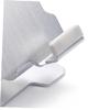 ETHZZLE Phone Holder with Sturdy Base Desktop Bracket for Smartphones and Tablets Ergonomic Design for Use Silver Color Portable and Compact view 4
