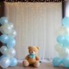 10x10ft White Tulle Backdrop Curtain with Lights String for Parites, Sheer Photo Backdrop Drapes with Lights for Wedding Ceremony Reception Baby Shower Bridal Shower Birthday Party view 2