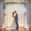 10x10ft White Tulle Backdrop Curtain with Lights String for Parites, Sheer Photo Backdrop Drapes with Lights for Wedding Ceremony Reception Baby Shower Bridal Shower Birthday Party view 4