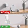 Suonady-POP Wall Mount Holder,Outlet Hanger Stand,Mount Stand with Cord Management for Space-Saving,Perfect Speaker Accessories No Messy Cords or Screws view 4