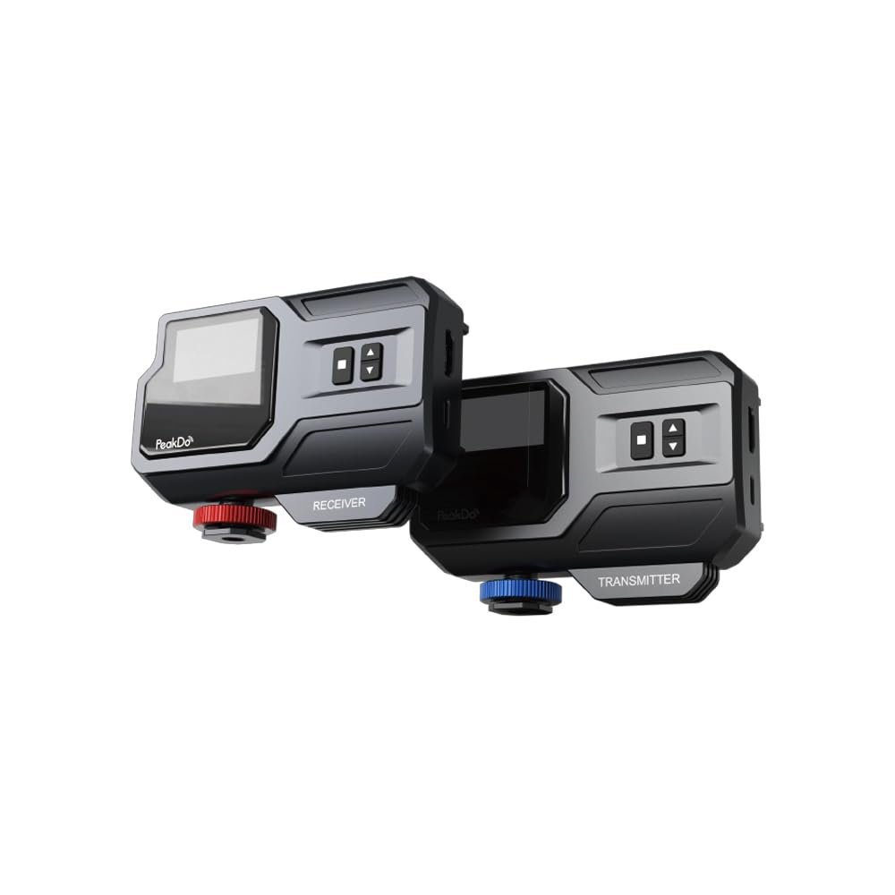 Wireless HDMI Transmitter and Receiver 4K with LED Screen, 0.25MS Latency