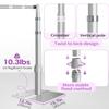 10x10 Pipe and Drape Stand Kit, Heavy Duty Backdrop Stand Adjustable, Sturdy Metal Back Drop Decoration Frame with Flat Base for Parties, Flower Wall, Wedding, Event,Trade Shows, Photo Shoot view 3