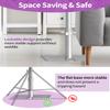 10x10 Pipe and Drape Stand Kit, Heavy Duty Backdrop Stand Adjustable, Sturdy Metal Back Drop Decoration Frame with Flat Base for Parties, Flower Wall, Wedding, Event,Trade Shows, Photo Shoot view 4
