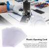 WOOXGEHM 100PCS Disposable Plastic Opening Cards, Ultra Thin 0.1mm Curved Screen Pry Off Tool, for LCD Phone Repair view 3