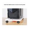 FEELIN Computer Tower Stand CPU Stand Computer Tower Stand Cart with Protective Sides CPU Holder with 4 Caster Wheels Bracket Pc Stand view 3