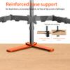 HILLPORT Hex Six Monitor Desk Mount Arm, 6 Screen Fully Adjustable Bracket Stand Fits Screens up to 32 inch, 19.8 lbs Weight Capacity per Screen, Black HLX35JX-6P view 4