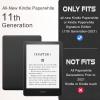 CoBak Clear Case & Hand Strap for Ebook 11th Gen 2021-Lightweight Scratch-Proof Silicone Back Cover.Pastel Daisy-15-2402190954-T view 2