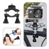 eMagTech Bicycle Handlebar Mount Bicycle Action Camera Mount Aluminum Alloy Adjustable Bracket Compatible with DJI OSMO Compatible with XiaoYi view 4