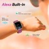Fitpolo Smart Watches for Men/Women, 1.8'' Alexa Built-in Fitness Tracker Watch with Bluetooth Calls, IP68 Waterproof, Heart Rate/Sleep/SpO2/Stress Monitor, 110 Sport Modes for Android & iPhone view 3