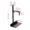 FEELIN Computer Tower Stand Metallic Paint CPU Holder Under Desk Mount Hanging PC Mount with 360 Swivel Heavy Duty Adjustable CPU Case Holder Pc Stand (Color : B) view 2