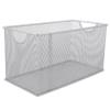 ETHZZLE Metal Wire Cd Storage Box Lids Narrow Organizer Basket for Dvd Home Desktop Rack Sundries Container view 1