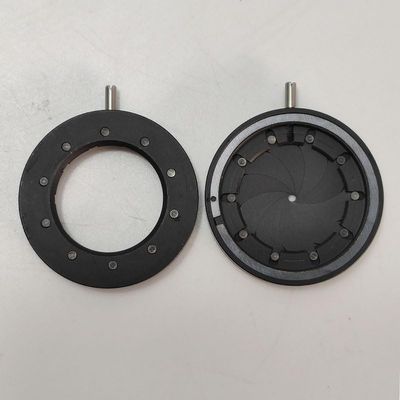 1.2-18mm Metal Amplifying Diameter Zoom Optical Iris Diaphragm Aperture Condenser for Digital Camera Microscope Ada