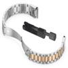 22mm band for Garmin quatix Fenix 7 Pro / 6 pro / 5 Plus Watch Band, Metal stainless steel Strap for Garmin Descent G1 MARQ Approach S62 S70 Epix pro 47mm Wristband (silver rose,Quickfit 22mm) view 1