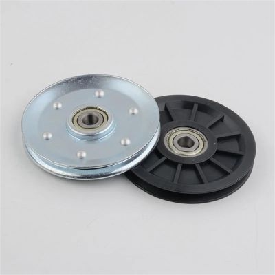 3pcs Elevator Wire Rope Pulley 90x11x6200 Drive Wheel Door Lift Accessories (Color : Nylon wheel)
