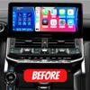 Nifty City OEM Integration Full Screen for Toyota LC 300 2022 2023 2024 Wireless Carplay Android Auto Upgrade, OEM to Full Screen Factory Stereo Upgrade view 2