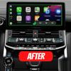 Nifty City OEM Integration Full Screen for Toyota LC 300 2022 2023 2024 Wireless Carplay Android Auto Upgrade, OEM to Full Screen Factory Stereo Upgrade view 3