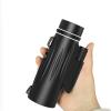 EKsma Monocular Telescopes for Adults 12x50 BAK4 High Power Handheld Phone Monocular Telescopes with Smartphone Holder&Tripod for Bird Watching Hunting Camping Travelling Wildlife view 2