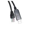 F1T`D2I EQDIR USB Adapter Cable Fit Fit Compatible MOUNTS EQ3 PRO EQ5 HEQ5 SYNTREK EQM-35 AZ EQ5-GT EQ6-R EQ6-GT EQ8 NEQ6 AZEQ6-GT(1M) view 2