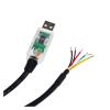 Industrial F1T`D2I FT232RL CHIP USB to RS485 6 CORE 6PIN WE Converter Communication Cable GND Data A+ B- 120R USB-RS485-WE-1800-BT(3m,Black USB Case) view 3