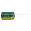 10PCS 100V220UF 13X20mm 220UF 100V 13 * 20 Electrolytic Capacitor view 1