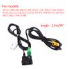 KELFEEAO USB AUX Car Switch USB Wire Cable Adapter Socket with AUX Connecting Cable for 3 5 Series E87 E90 E91 E92 X5 X6 view 3