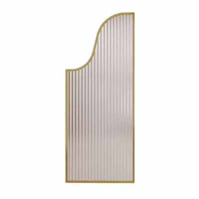 LXHELIVERY Men's Urinal Privacy Screen, Separator Decorative Panel Wall-Mounted Urinal Privacy Partition Divider for Hotels/Bars/Public Places (Color : Gold, Size : 100x40cm)