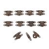 FVJKNWTY 10Pcs Household Box Latch Hasps Antique Iron Jewelry Padlock Hasp Locked Wooden Wine Gift Box Handbag Buckle Multifunction Hardware Accessories (Color : 30x18mm) view 1