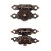 FVJKNWTY 10Pcs Household Box Latch Hasps Antique Iron Jewelry Padlock Hasp Locked Wooden Wine Gift Box Handbag Buckle Multifunction Hardware Accessories (Color : 30x18mm) view 2
