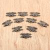FVJKNWTY 10Pcs Household Box Latch Hasps Antique Iron Jewelry Padlock Hasp Locked Wooden Wine Gift Box Handbag Buckle Multifunction Hardware Accessories (Color : 30x18mm) view 4