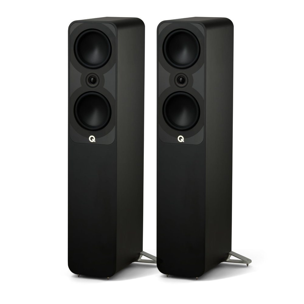 Q Acoustics 5050 Floorstanding Speakers Satin Black Pair