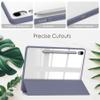 Protective Tablet PC Case Slim Case compatible with Samsung Galaxy Tab S9 FE Case SM-X510/SM-X516 11inch Case with Clear Back Case and TPU Shockproof Frame Cover,Support Auto Sleep/Wake,Built-in Penci view 4