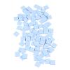 Thermal Conductive Pads 100Pcs Blue Silicone Thermal Sheets for IC Chipset LED SMD DIP with High Heat Dissipation for Computer Heatsinks and Electronic Devices view 1
