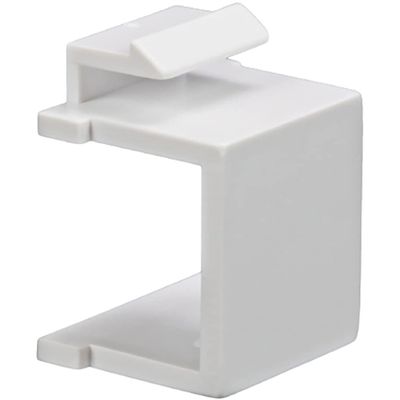 NavePoint Blank Keystone Adapter White 5-Pack