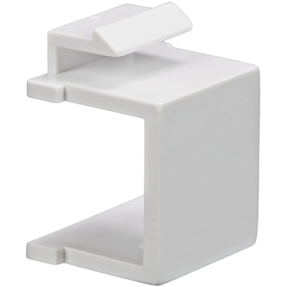 NavePoint Blank Keystone Adapter White 5-Pack