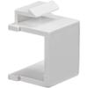 NavePoint Blank Keystone Adapter White 5-Pack view 1