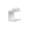 NavePoint Blank Keystone Adapter White 5-Pack view 2