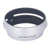 49mm Lens Hood, Aluminum Silver Matte Camera Lens Hood Shade with Adapter Ring, 49mm Lens Hood for X100 X100S Camera view 1