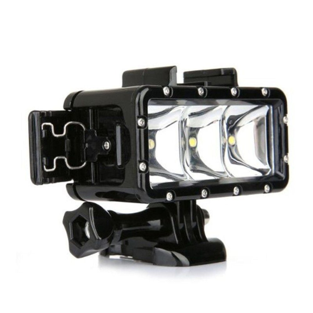 CHICHIYANG 3 Lighting Modes Waterproof LED Light Kit Camera Night Shooting Lamps Spare Parts for Go-Pro Hero5 4 Session