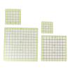 4pcs Acrylic Quilting Rulers Square Fabric Cutting Ruler Quadrate Grid Lines Double Color Clear Ironing Ruler for Cutting Fabric Craft Quilting and Sewing view 1