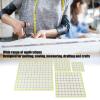 4pcs Acrylic Quilting Rulers Square Fabric Cutting Ruler Quadrate Grid Lines Double Color Clear Ironing Ruler for Cutting Fabric Craft Quilting and Sewing view 3