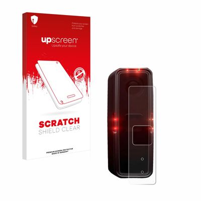 upscreen Scratch Shield Screen Protector compatible with Alps Alpine Ride Safety RS 1000 - HD-Clear, Anti-Fingerprint