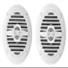 Rockville (2) MS40W White 4" 200 Watt Marine Boat Speakers Bundle with (2) Kicker 40KMMTESW Tower Enclosures in White & (1) ATV220 2 Channel Bluetooth Amplifier IP65 Micro Amp(5 Items) view 2